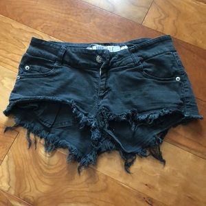 Black brandy melville short shorts